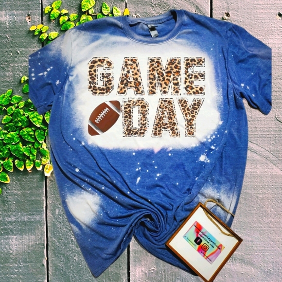 Football Game Day - Bleached tee - Picture 1 of 2